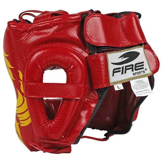 Careta de piel con barra Firesports