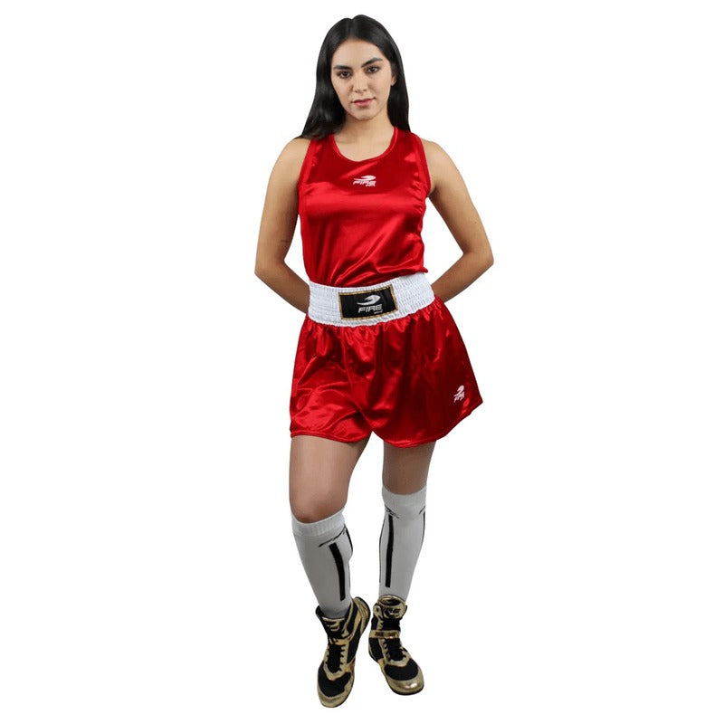 Uniforme de boxeo olimpico FireSports femenino