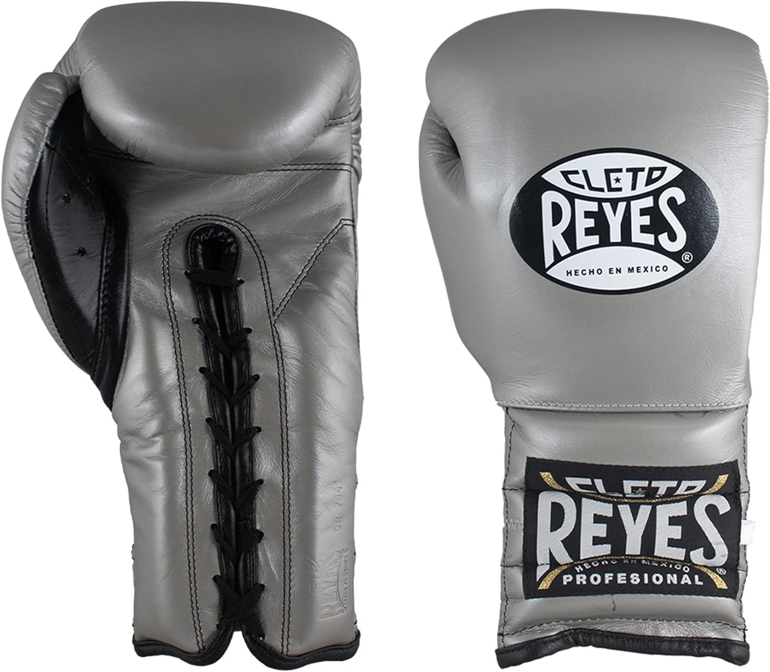Guantes de piel Cleto Reyes cierre de agujeta