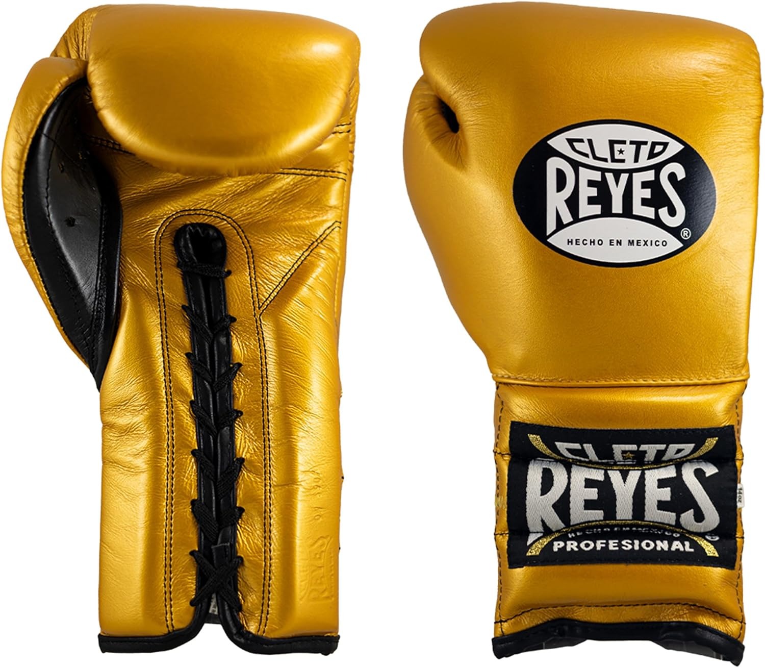 Guantes de piel Cleto Reyes cierre de agujeta