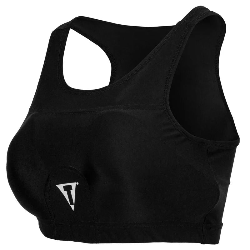 Protector pectoral para mujer con sosten de compresion Title