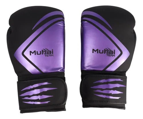 Guante de Boxeo Muhai mod. Ónix Morado