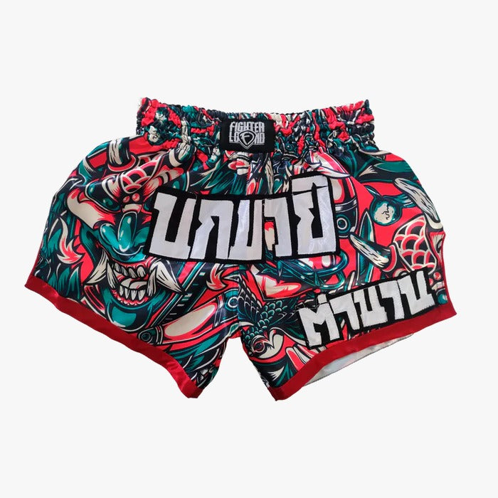 Short de Muay Thai Fighter Hannya