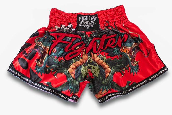 Short de Muay Thai Fighter Legend Chico/Mediano