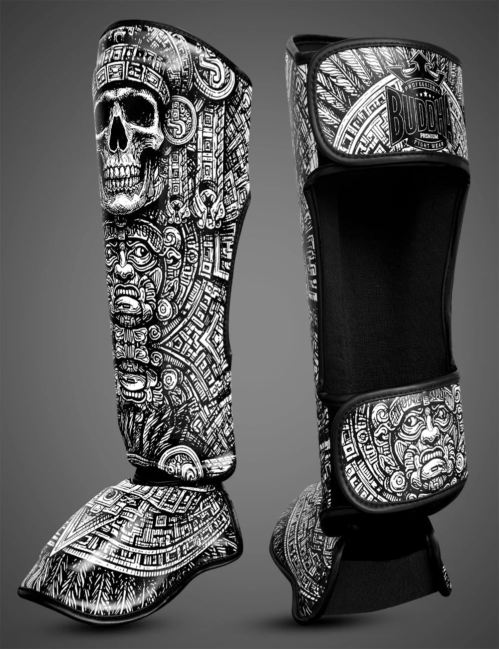 Espinilleras de Muay Thai Buddha Mictlan Force