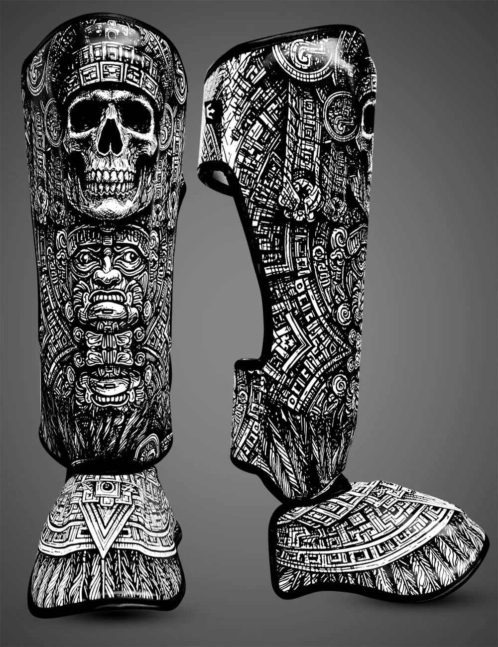 Espinilleras de Muay Thai Buddha Mictlan Force